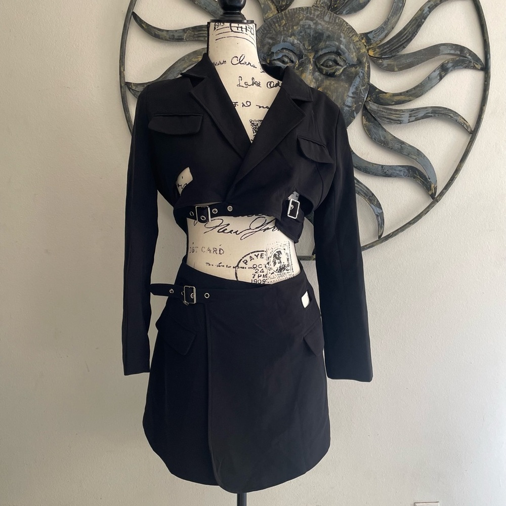 Luxedress cutout blazer dress